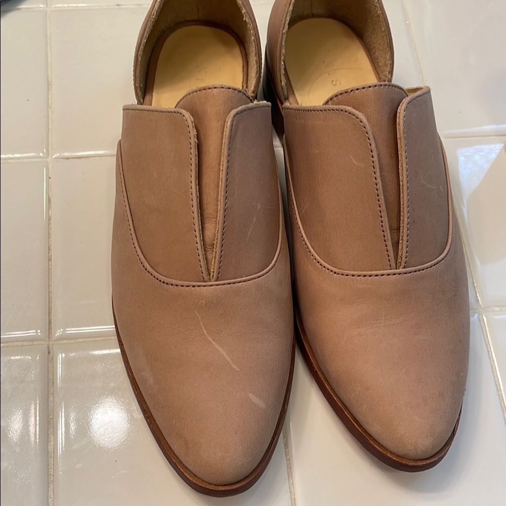 Women Nisolo Tan Slip-On Shoes never worn